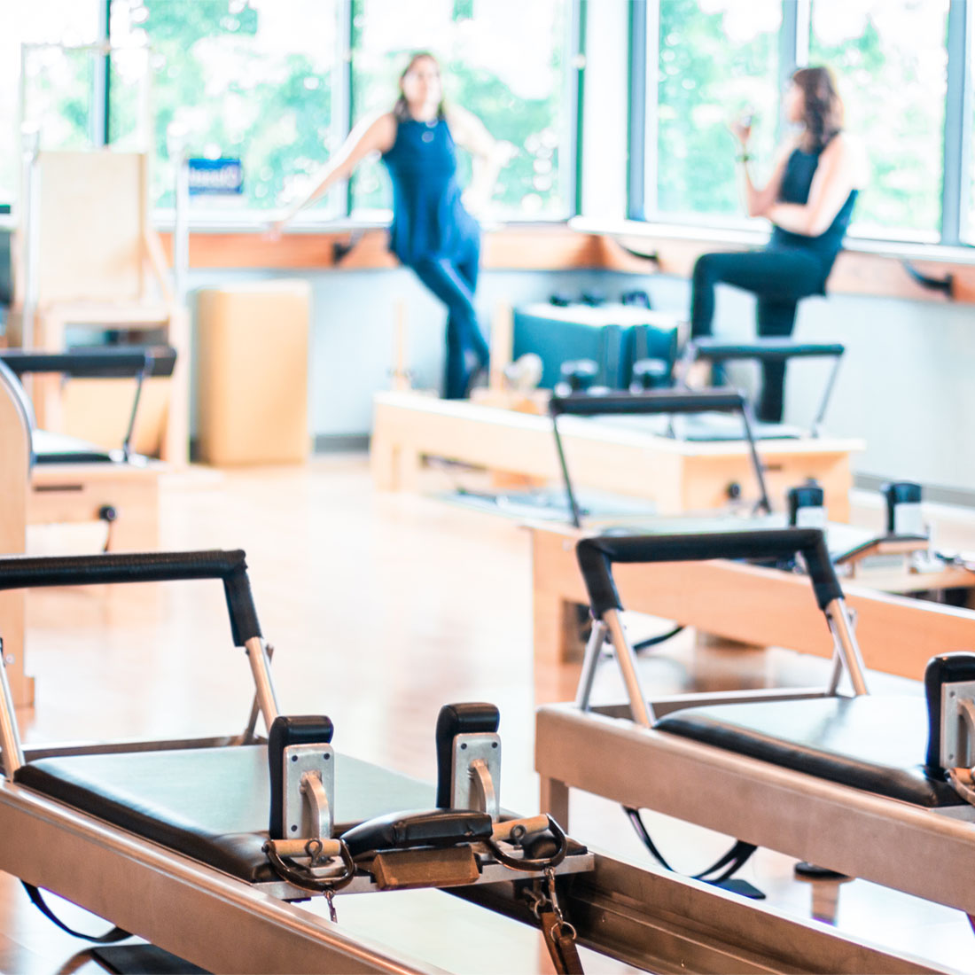 pilates-studio-lenexa Pilates studio in Lenexa KS equipped with Reformers