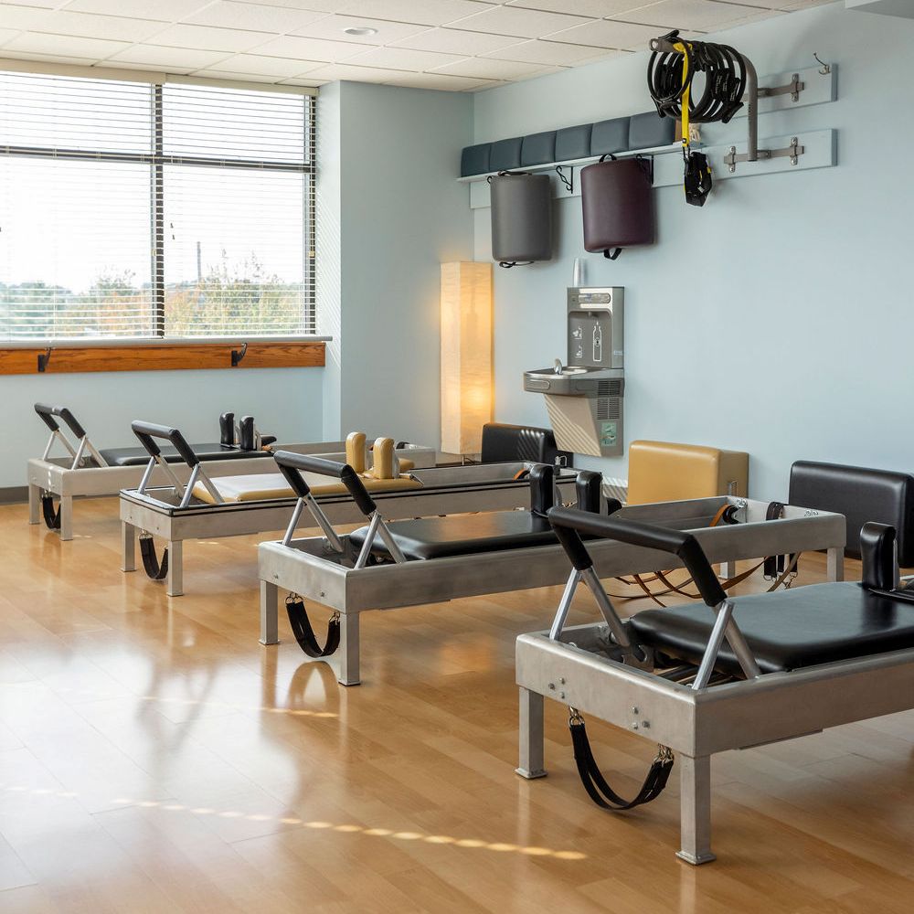 pilates-studio-lenexa Pilates studio in Lenexa KS equipped with Reformers